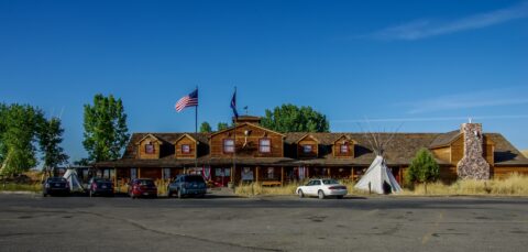 Custer Battlefield Trading Post Near Little Bighorn Battlefield National Monument, MT