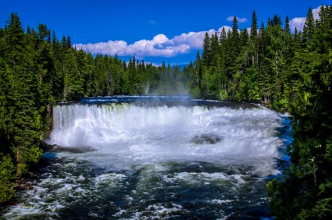 Dawson Falls In Wells-Gray Provincial Park, BC