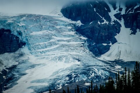 Detail Of Angel Glacier, Mount Edith Cavell in Jasper National Park, AB