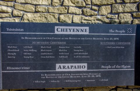 Cheyenne & Arapaho Indian Section of Memorial @ Little Bighorn Battlefield NM, MT