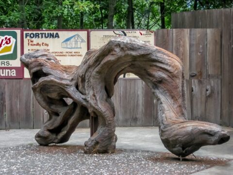 Display Of Nature Art In Humboldt State Park , CA