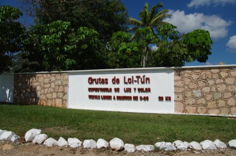Entrance To Lol-Tun Caves, Yucatan, Mexico