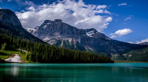 Evening Over Emerald Lake, Yoho National Park, BC