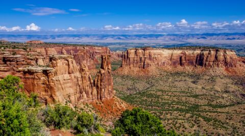 Rock  Formation in The Monument Canyon, Colorado National Monument, CO