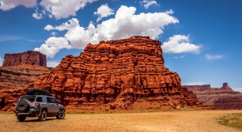 FJ On The Potash Trail Near Potash Pool, Moab, UT