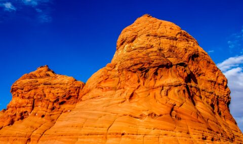 Fantastic Rock Formations In Pow Hole, Varmilion Cliffs National Monument, AZ