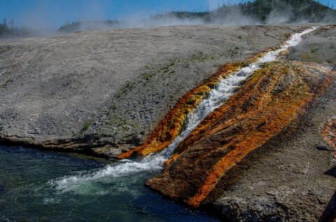 Firehole River @ Midway Geyser Basin, Yellowstone National Park, WY