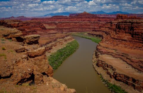 From Potash Trail Along Colorado River, Moab, UT