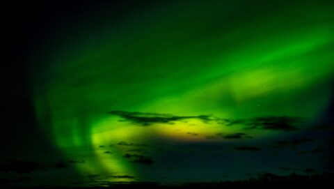 Ghosts Dancing In The Sky, Aurora Borealis, Madeline Lake, Yellowknife, NT