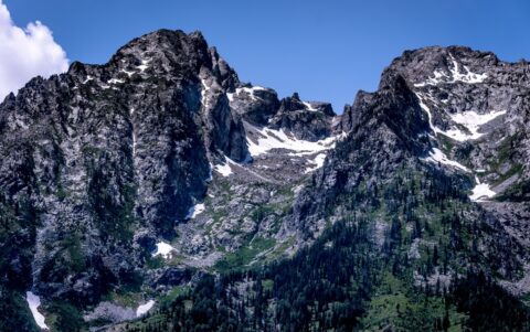 Glacier Near Jenny Lake, Grand Teton National Park, WY