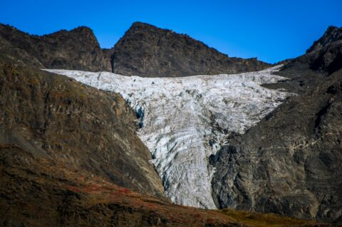 Glacier On The Thompson Pass, Richardson Highway Near Valdez, AK