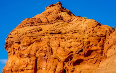 Incredibly Shaped Rock Formation In Pow Hole, Varmilion Cliffs National Monument, AZ