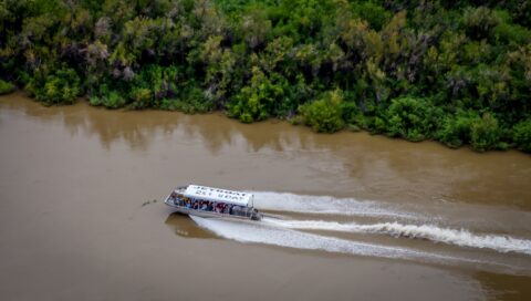 Jet Boat on Colorado River, Chicken Corners Trail, Moab, UT