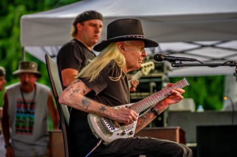 Johnny Winter @ Mt. Baker Rhythm & Blues Blues Festival, WA