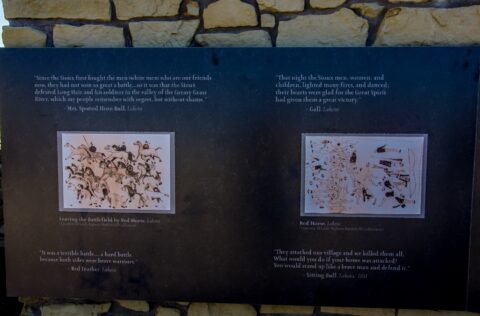Lakota Indian Section of Memorial @ Little Bighorn Battlefield National Monument, MT