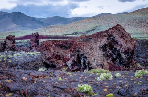 Landscape In Craters Of The Moon National Monument, ID