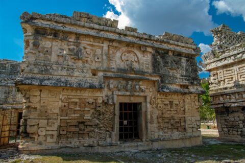 Las Monjas On Chichen Itza Archaeological Site