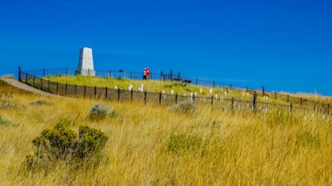 Last Stand Hill At Little Bighorn Battlefield NM, MT