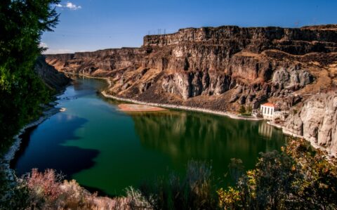 Late Afternoon At The Snake River Overlook Near Shoshone Falls, Twin Falls, ID