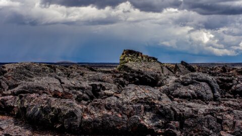 Lava In Craters Of The Moon National Monument, ID