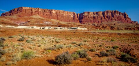 Look From Hwy 89A At North-West End of Varmilion Cliffs National Monument, AZ