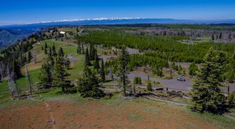 Look From the Firewatch Tower at Hat Point, Hells Canyon, Wallowa-Whitman, OR