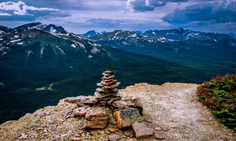 Looks Like The End Of The World, Bald Hills Near Maligne Lake In In Jasper National Park, AB