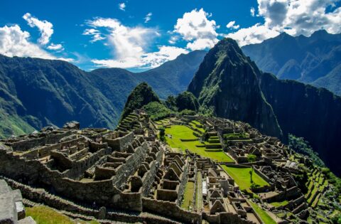 Wayna Picchu And  Machu Picchu Archeological Site, Peru