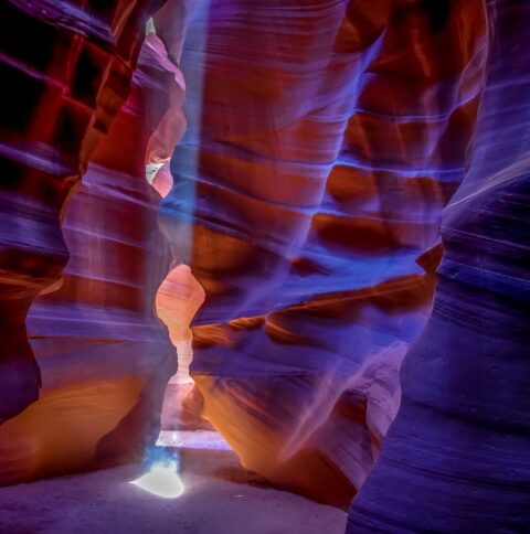 Magic Light In Upper Antelope Slot Canyon, Page, AZ