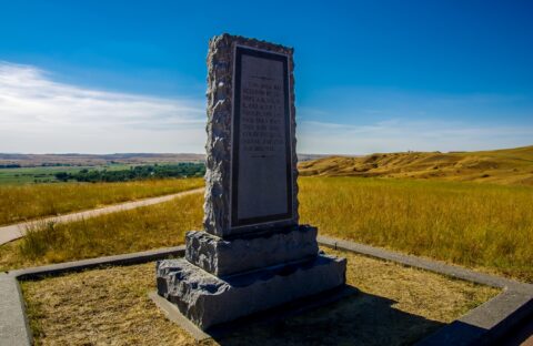 Marker @ Little Bighorn Battlefield National Monument, MT