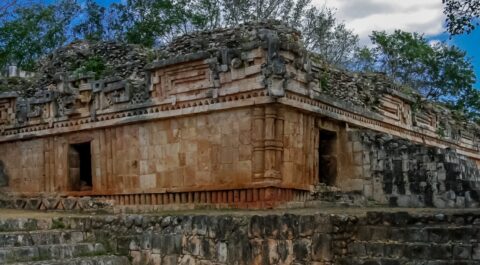 Mayan Ruins, Labna Archaeological Site In Yucatan, Mexico