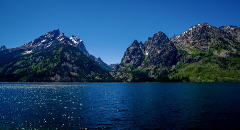 Midsummer At Jenny Lake In Grand Teton National Park, WY