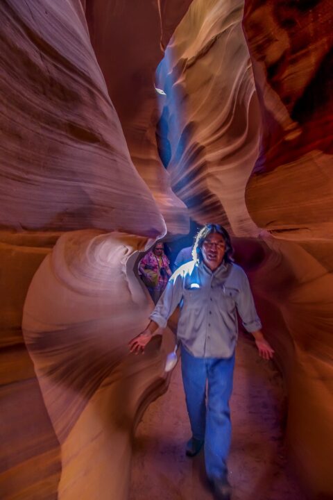 Native Guide Of My Group In Upper Antelope Slot Canyon, Page, AZ