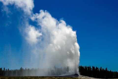 Old Faithful Geyser, Yellowstone National Park, WY