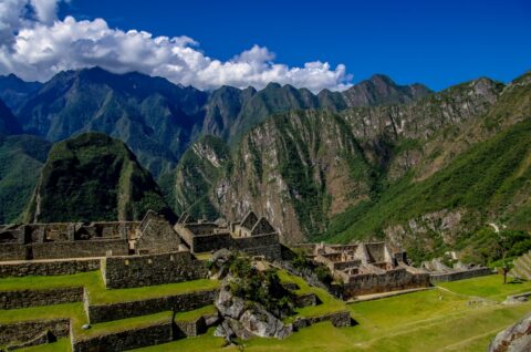 One Part Of Machu Picchu Archeological Site, Peru