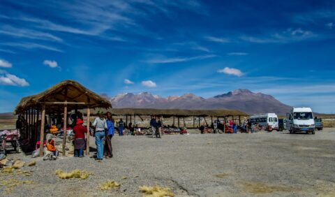 Patahausi Rest Area & Market On The Way Between Arequipa And Chivay, Peru