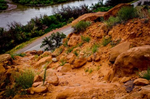 Portal Trail Is Not Easy Neither For Hiking Nor For Biking To The Very End, Moab, UT