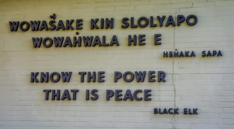 Quotation Of Black Elk At Little Bighorn Battlefield National Monument, MT