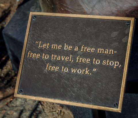 Quote By Chief Joseph By His Statue In Joseph, OR