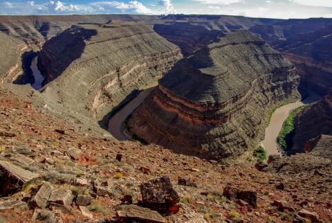 San Juan River Created Goosenecks, Goosenecks State Park, UT