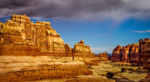Scenery Near Druid Arch In Needles, Canyonlands National Park, UT