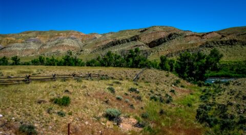 Landscape Along Scenic Byway 26, WY