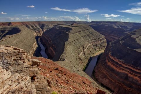 Scenic San Juan River Goosenecks, Goosenecks State Park, UT