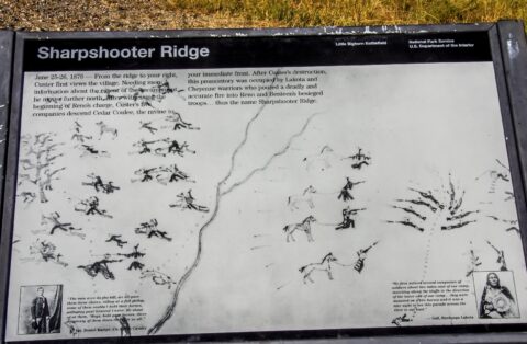 Schematic In Little Bighorn Battlefield National Monument, MT