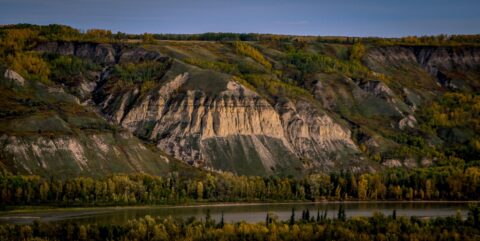 Sikanni Chief Scenery Along Alaska Highway, North From Fort St. John, BC