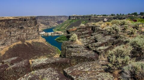 Snake River Scenery In Twin Falls, ID