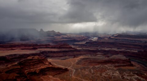 Storm Over Colorado River, Dead Horse Point State Park, Moab, UT