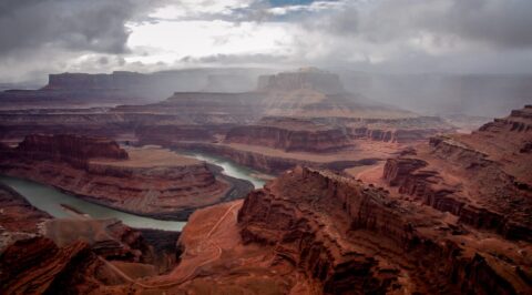 Stormy Morning At Dead Horse Point State Park, Moab, UT