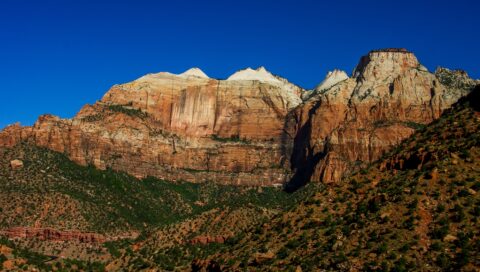 Sundial & Altar Of Sacrifice, Zion National Park, UT