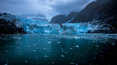 Surprise Glacier In Prince William Sound, AK